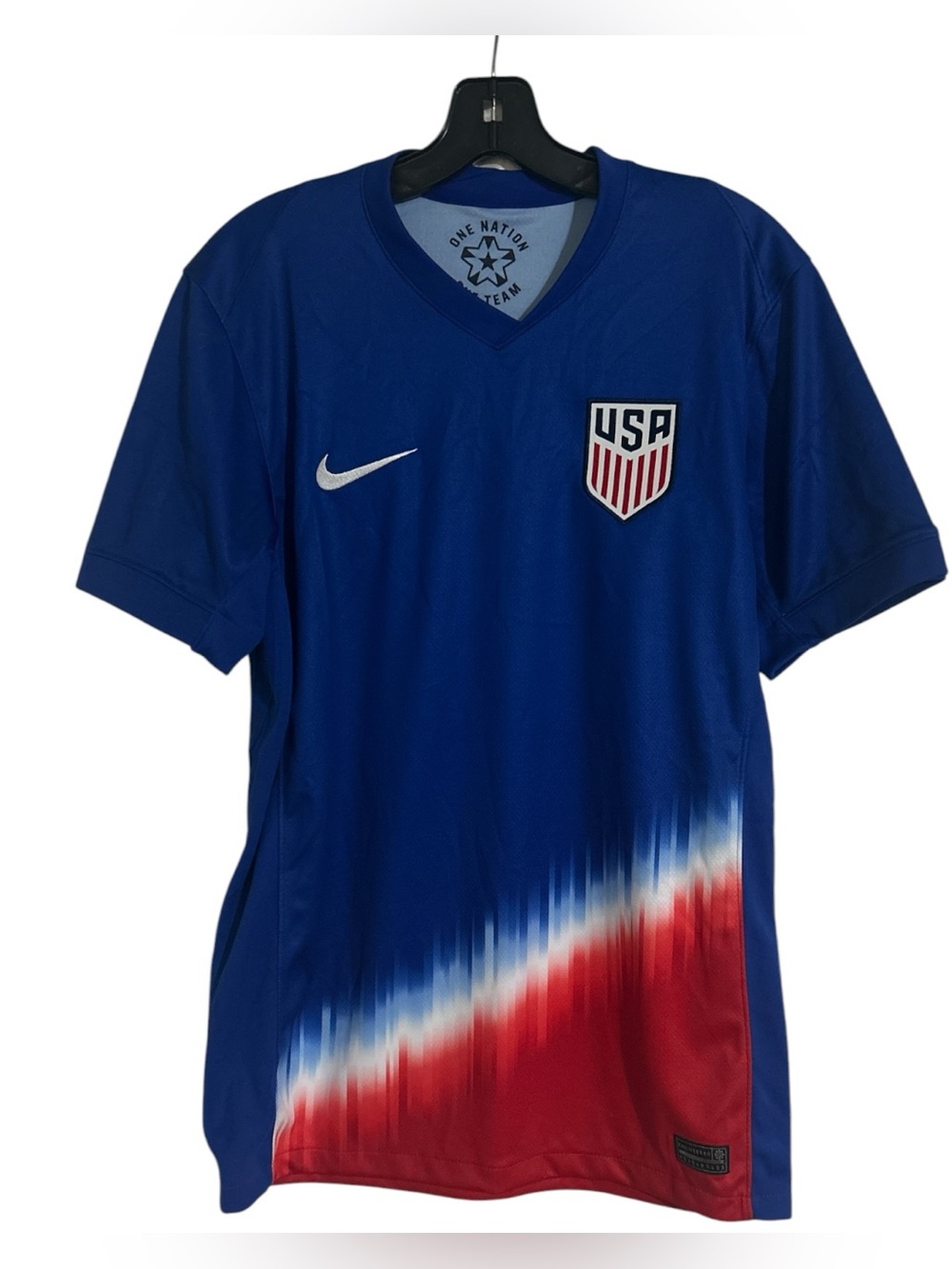 Men’s Nike USA Soccer 2024/25 Away Jersey USMNT Blue Red White - Size Small